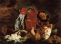 La barca de Dante según Delacroix Paul Cezanne